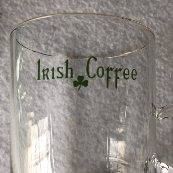 Set of 4 Irish Coffee glass mugs - Picture 1 of 4
